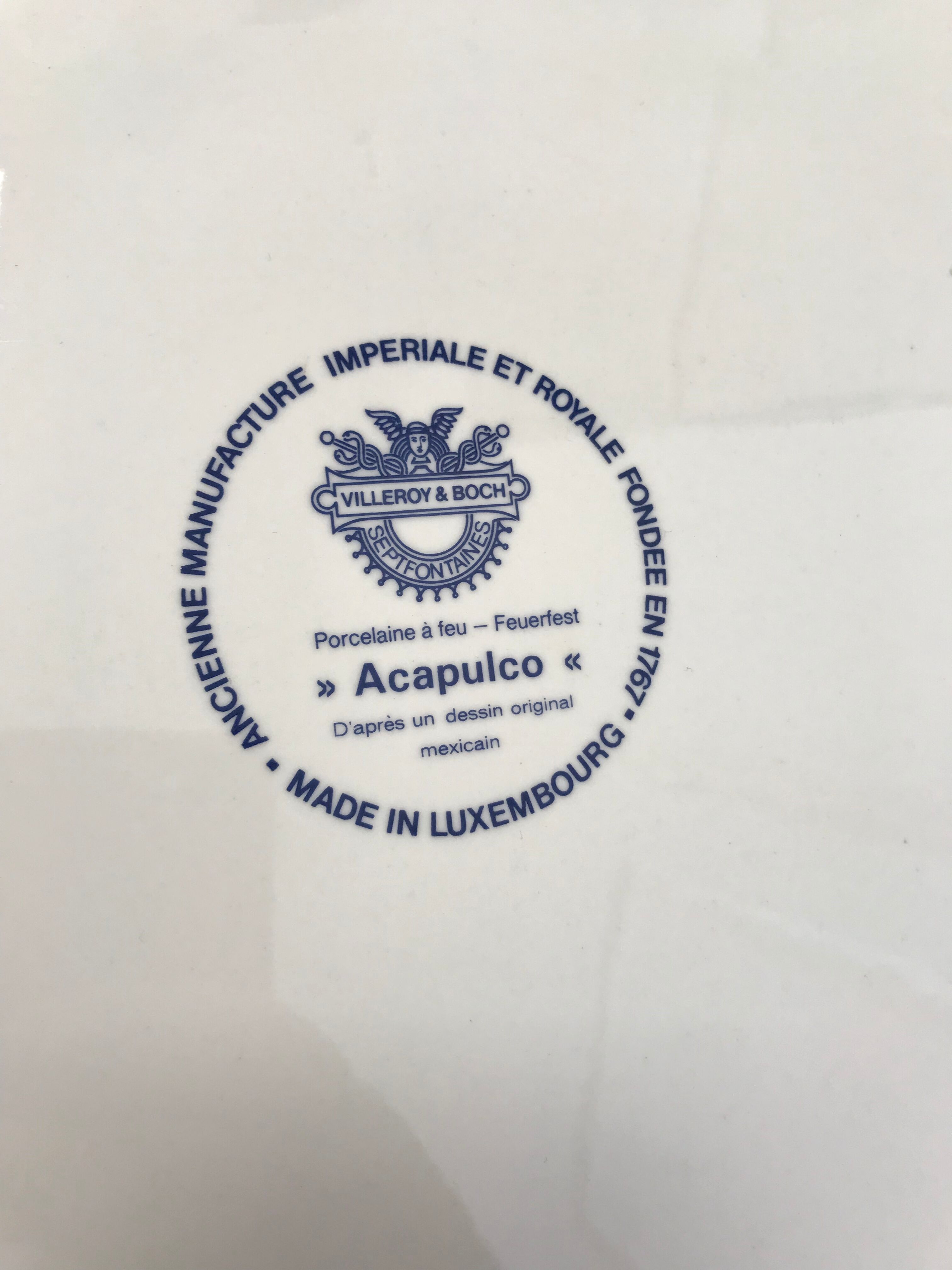 Plat Acapulco Villeroy et Boch