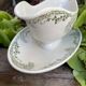 Sauceboat in earthenware k&g luneville pepper model tableware