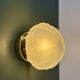 Vintage Art Deco frosted glass globe wall/ceiling light.