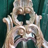 MIRROR IN LOUIS XV STYLE WITH GILDING AND SILVERING