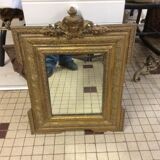 Miroir ancien en bois
