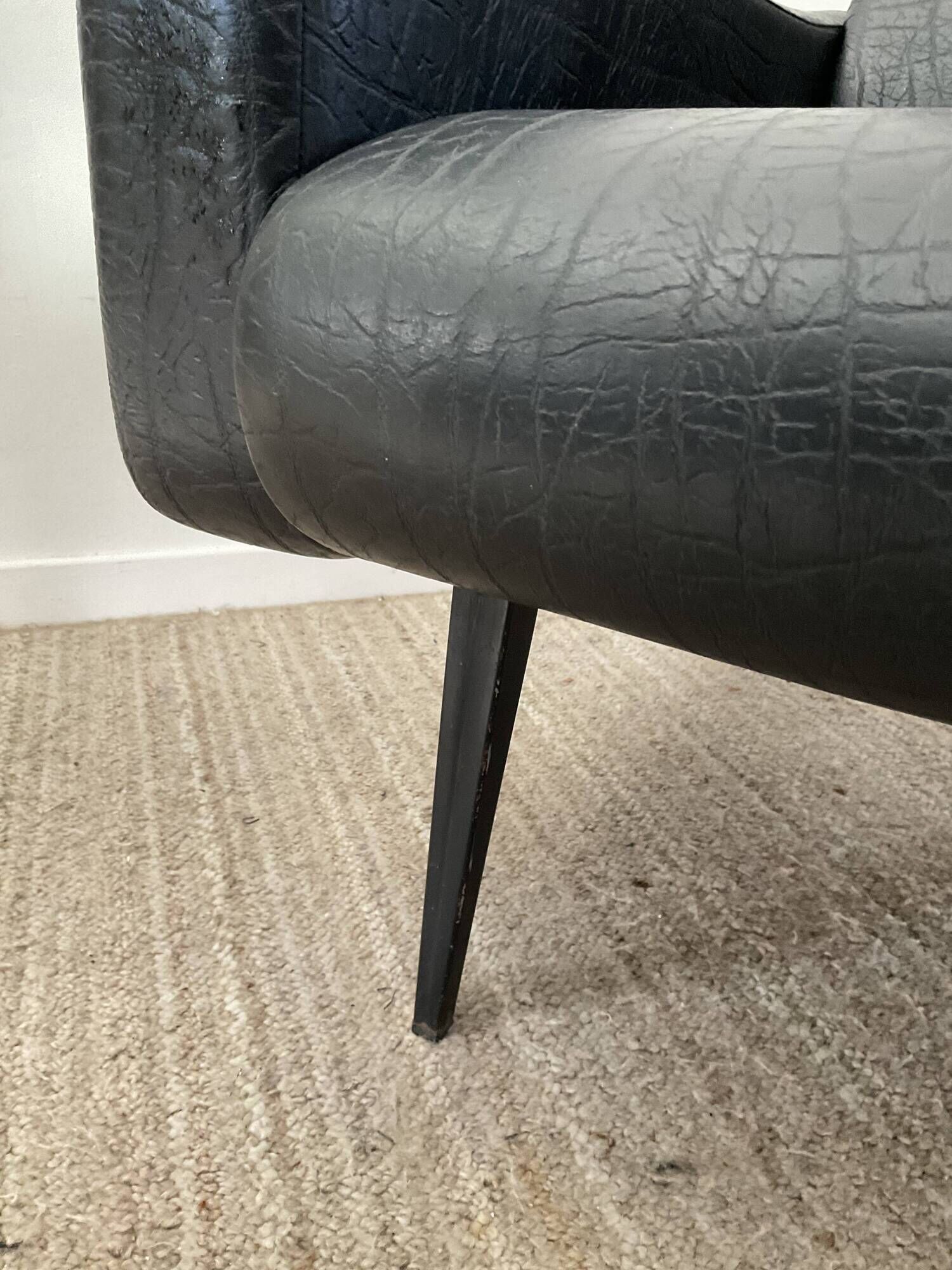 Pair of vintage folding armchairs from the 50s and 60s
