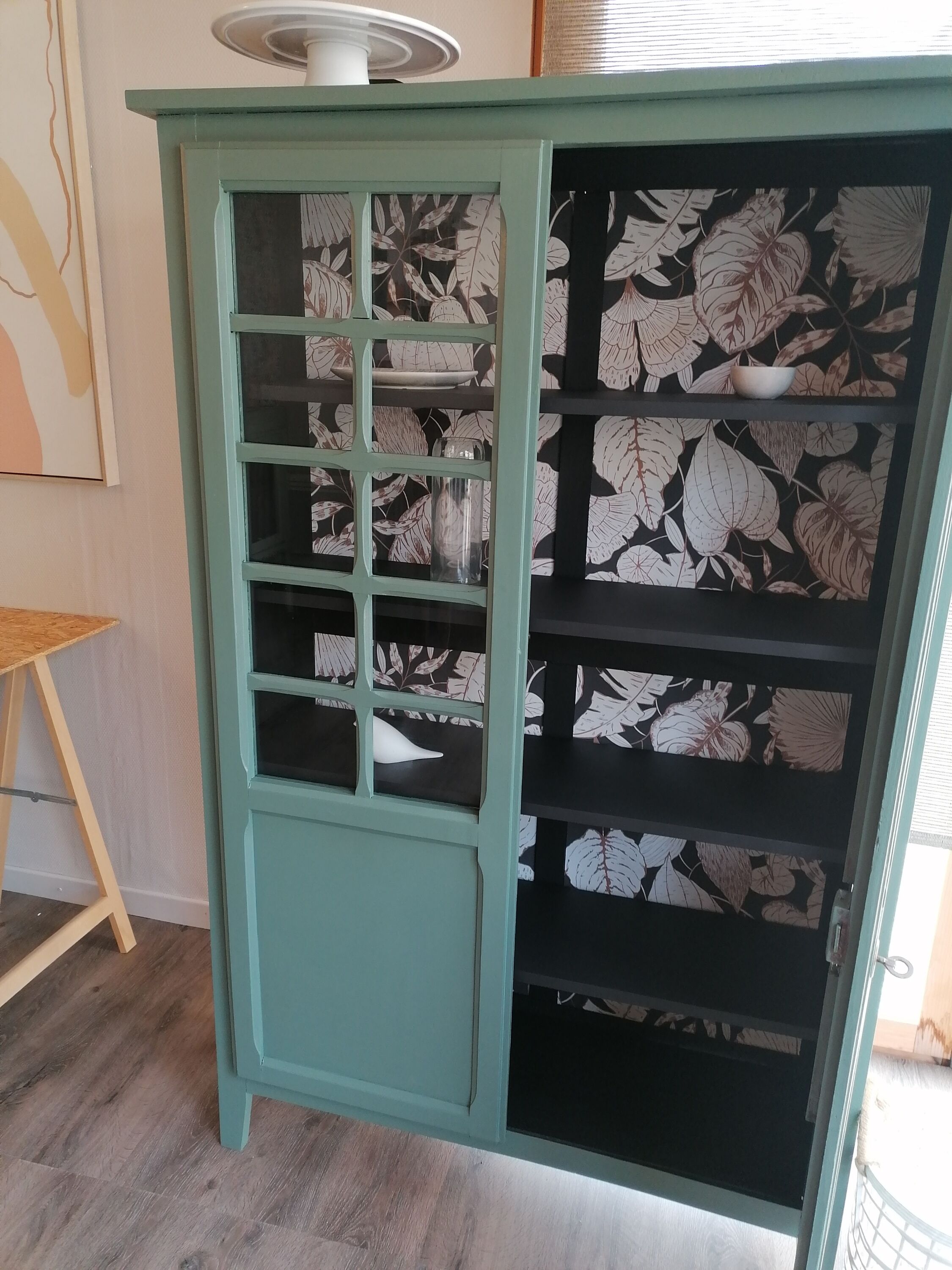 Parisian glazed wardrobe