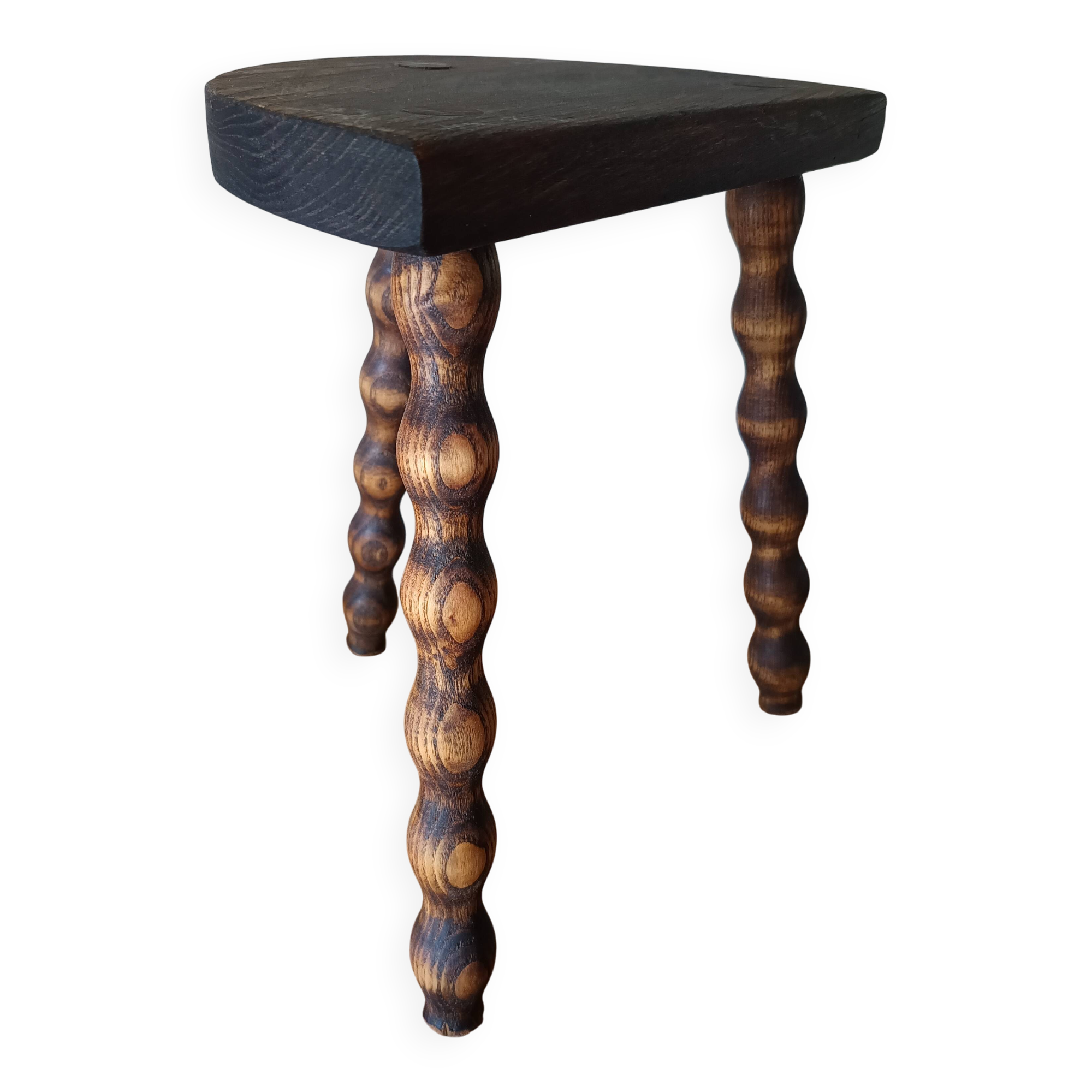 Tabouret tripode vintage