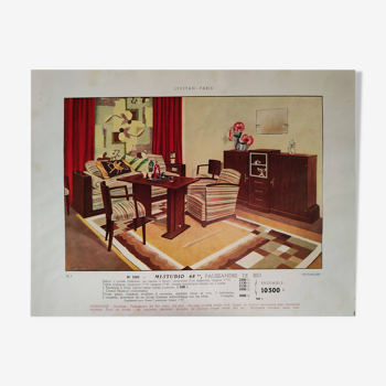 1940's furniture advertising board "MISTUDIO 68"