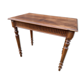 Small flat desk 1900 walnut