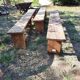Old farm benches