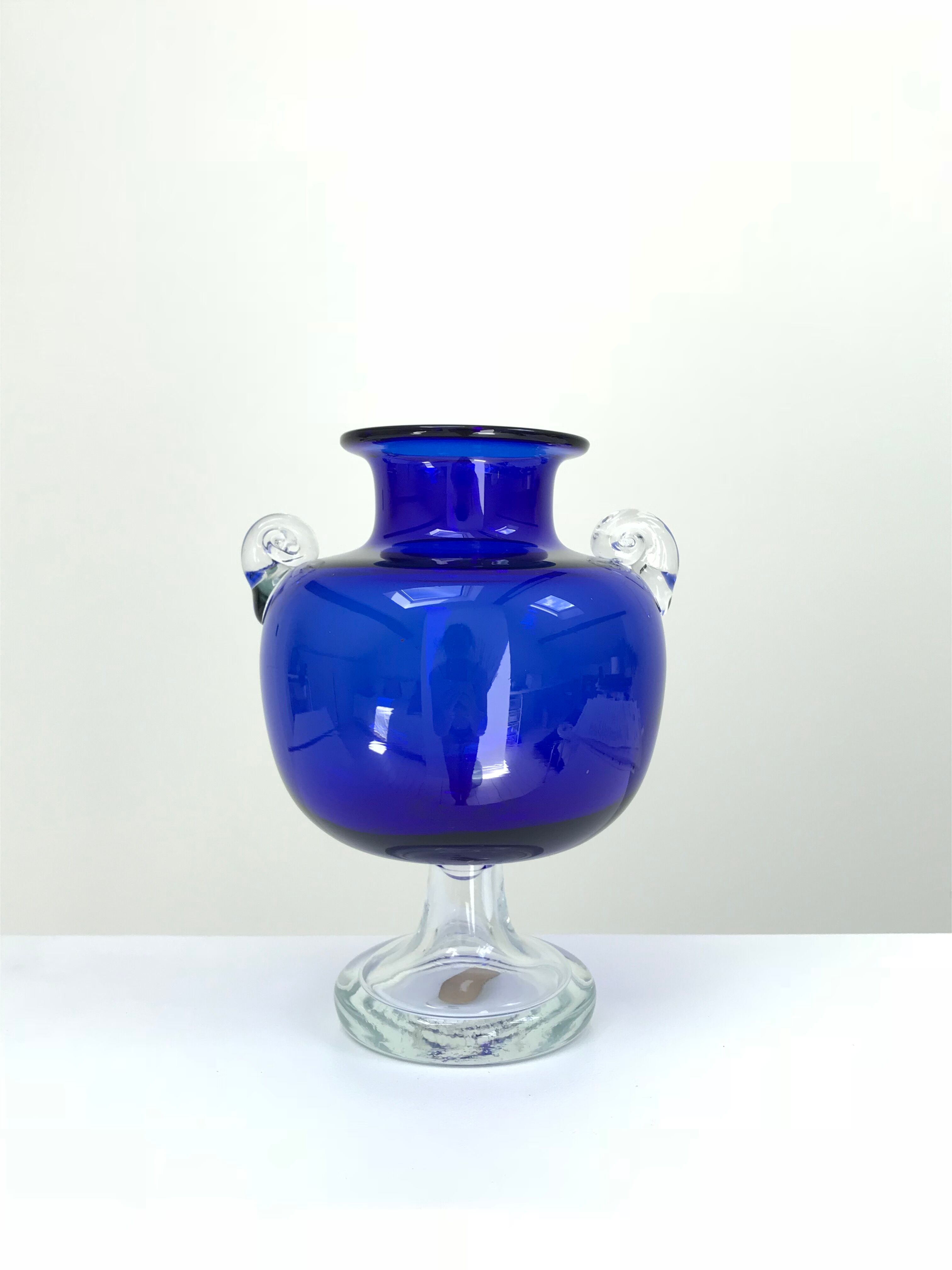 Italian murano glass vase