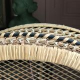 Vintage rattan cabinet