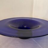 Empty pocket vintage cut in blue glass paste