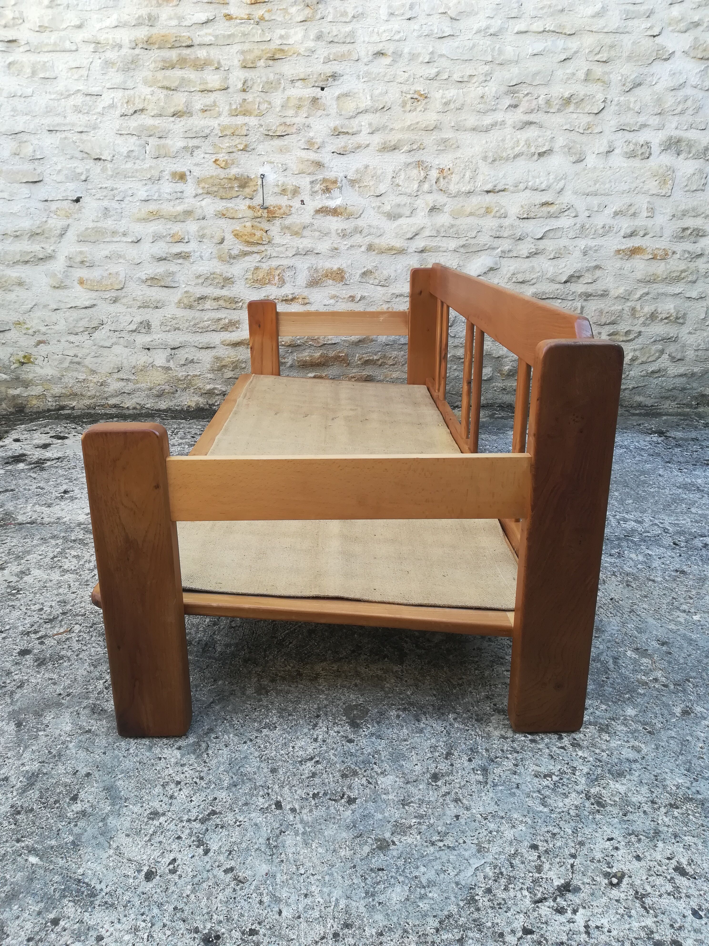 Scandinavian elm sofa