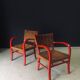 Mediterranean Armchairs, France, 1950s, Set of 2