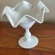 Empty cut white opaline