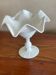 Coupe vide opaline blanche