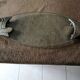 Serving plate for salmon fish dish silver plate and thick glass tray