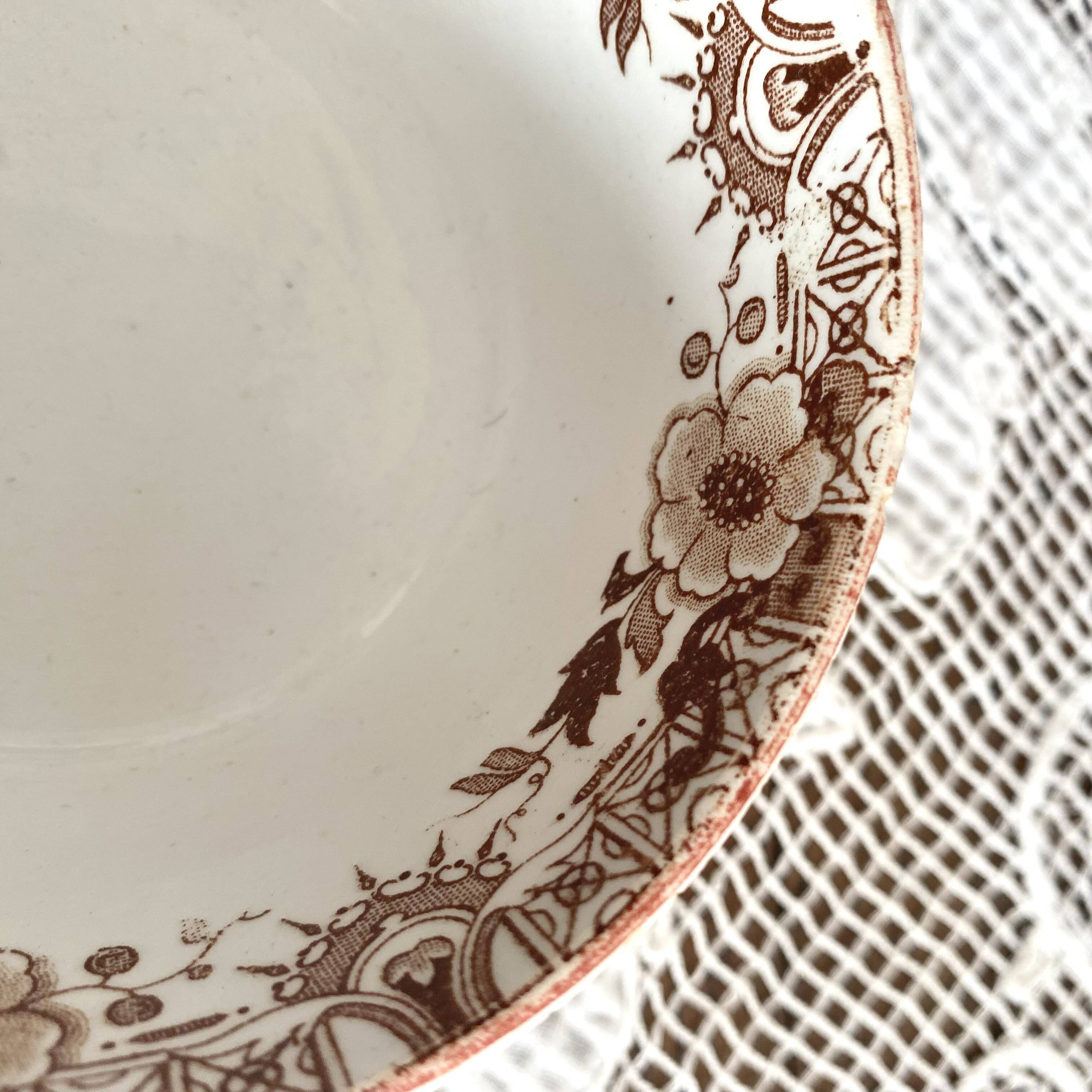 Polychrome ironstone teacup