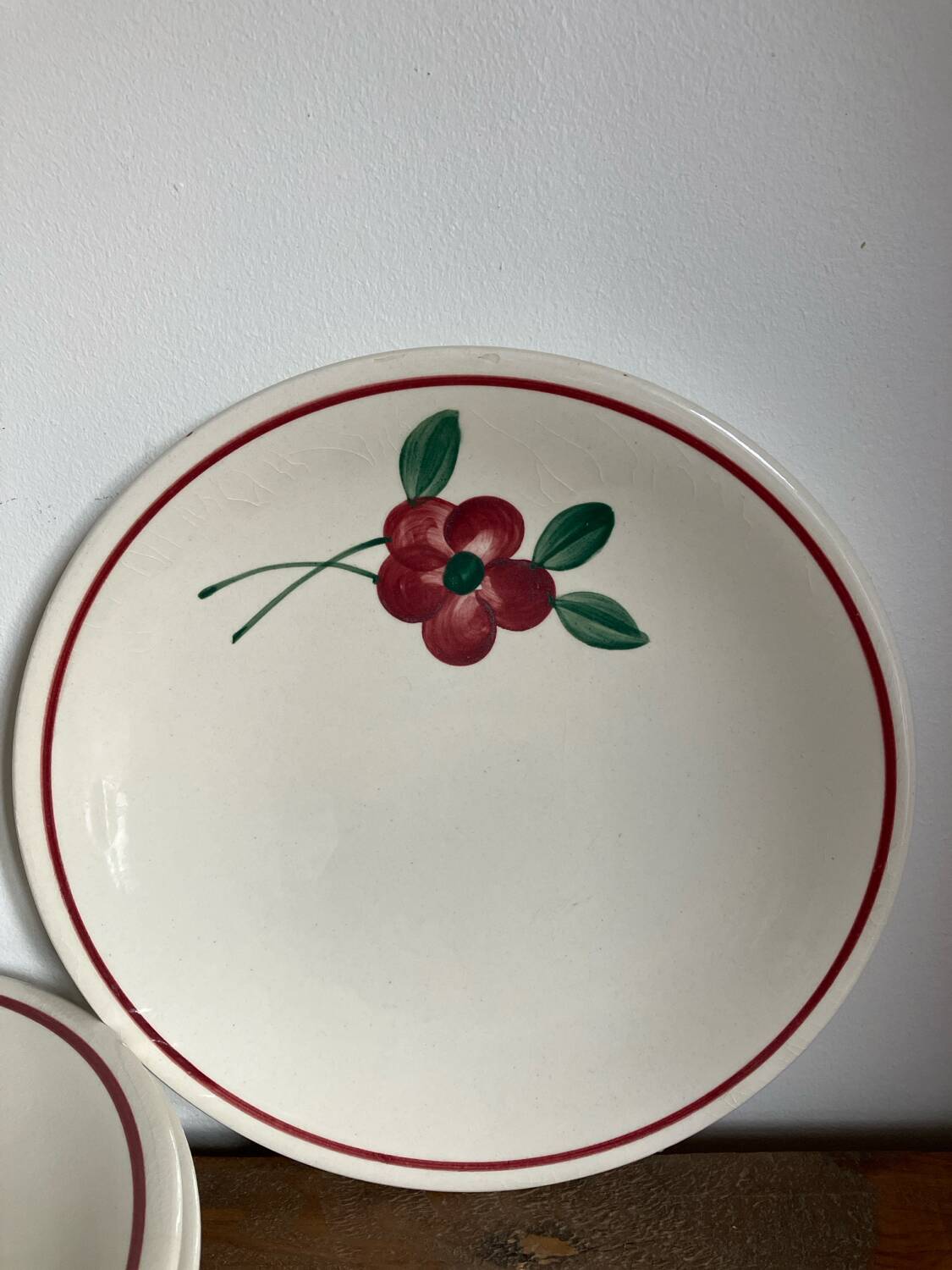 6 assiettes à dessert