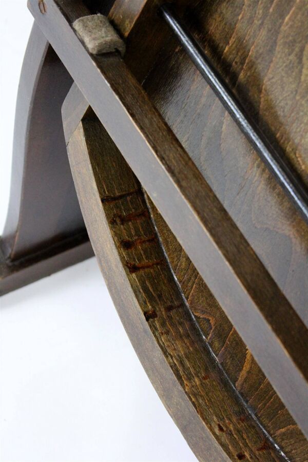 Chaise de cinéma, théâtre en bois TON (Thonet), années 1940