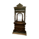 Napoleon III style coat rack in solid walnut XX century