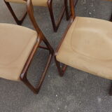 Baumann sled chairs set