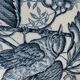 Ironstone soup tureen 1900s with birds and blackberries Nimy
