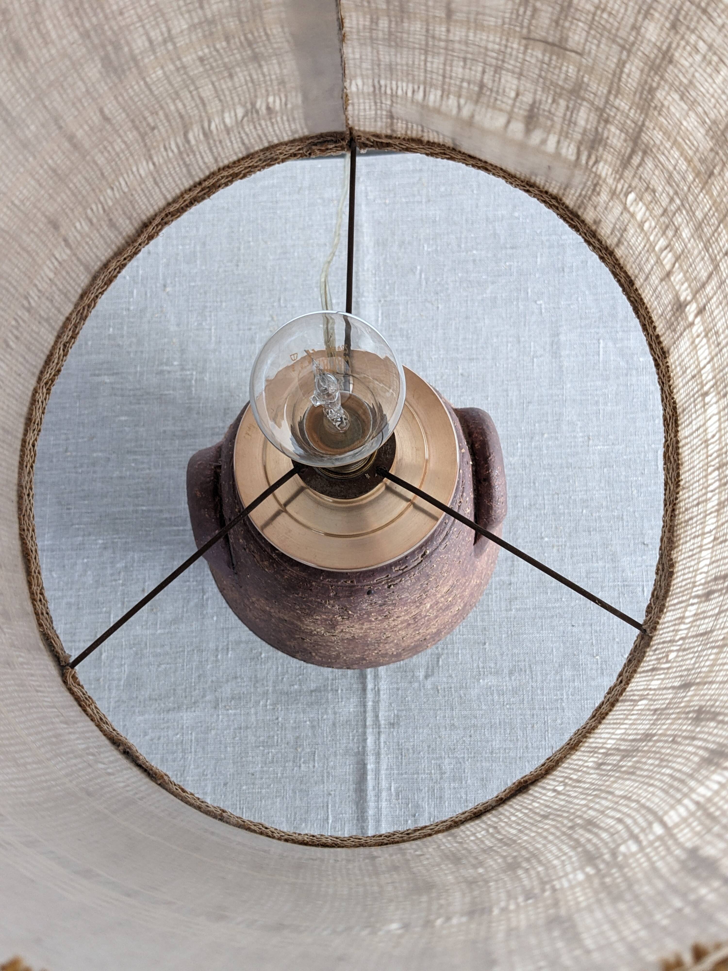Lampe vintage en céramique des années 50/60
