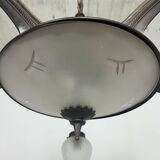 Rare cubist bronze lustre