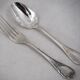 Christofle Marly, 12 dessert cutlery sets, 24 pieces silver-plated metal, 17 cm