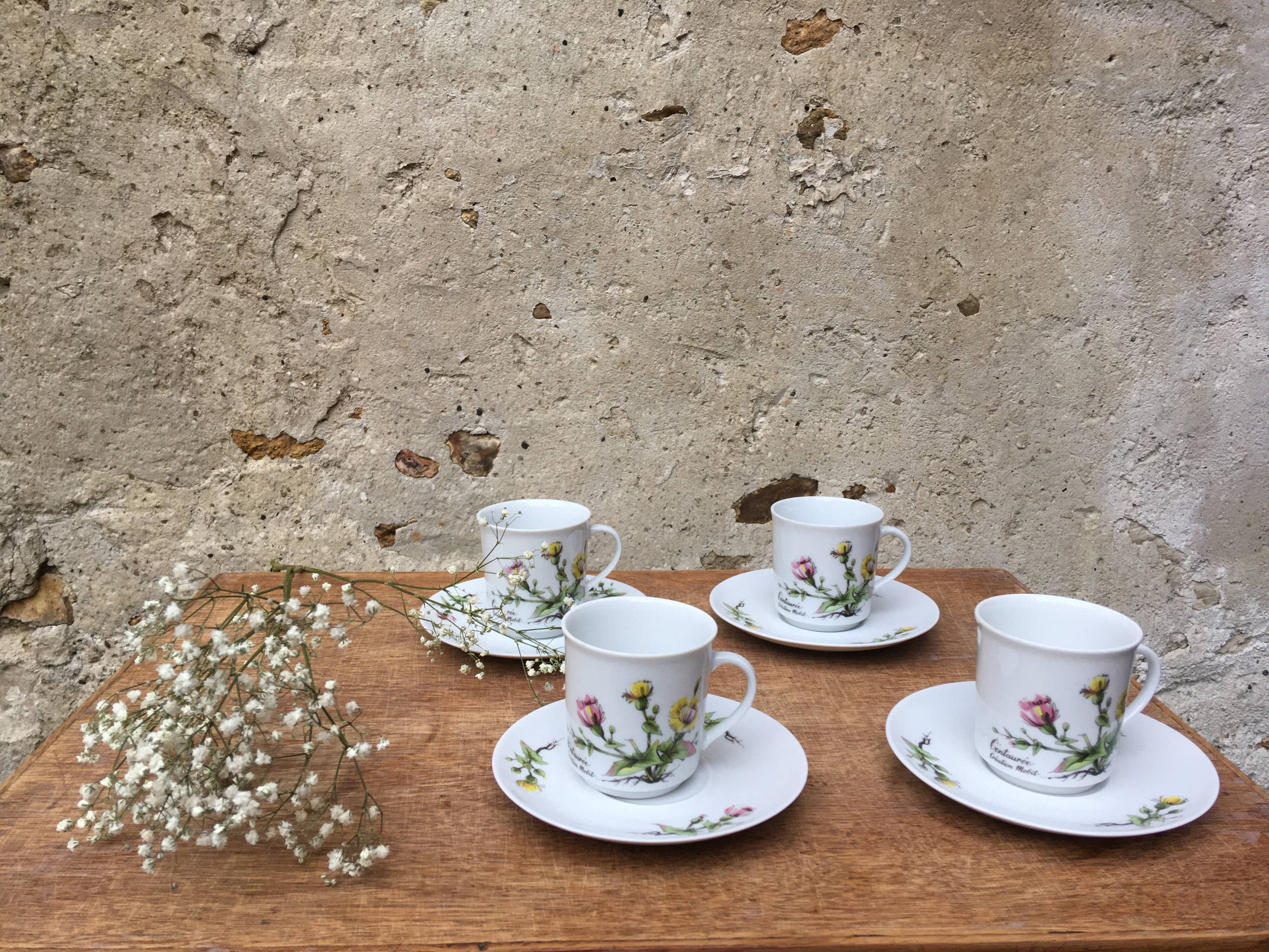 Winterling thistle coffee service