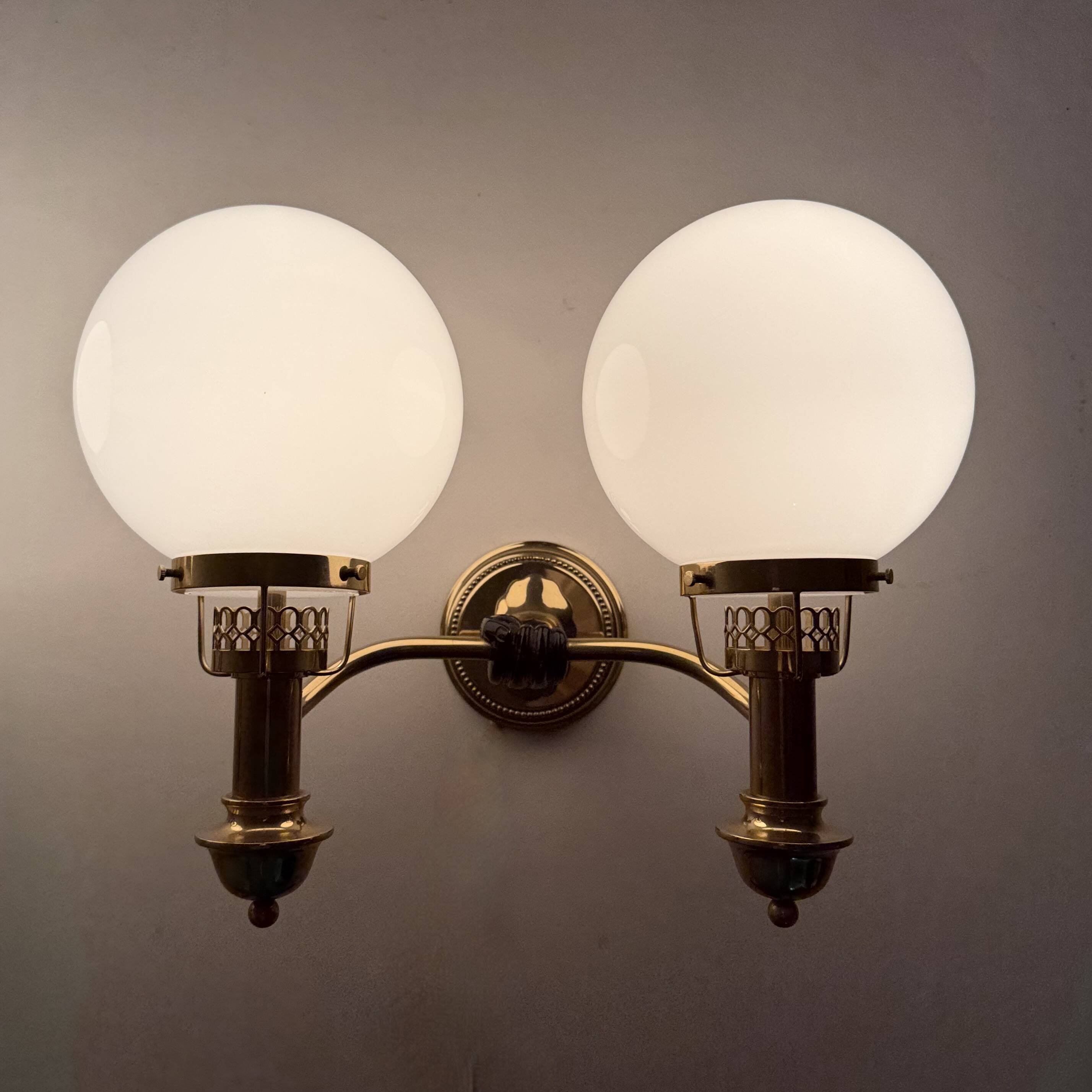 Brass Sconces by Vereinigte Werkstätten München 1970s
