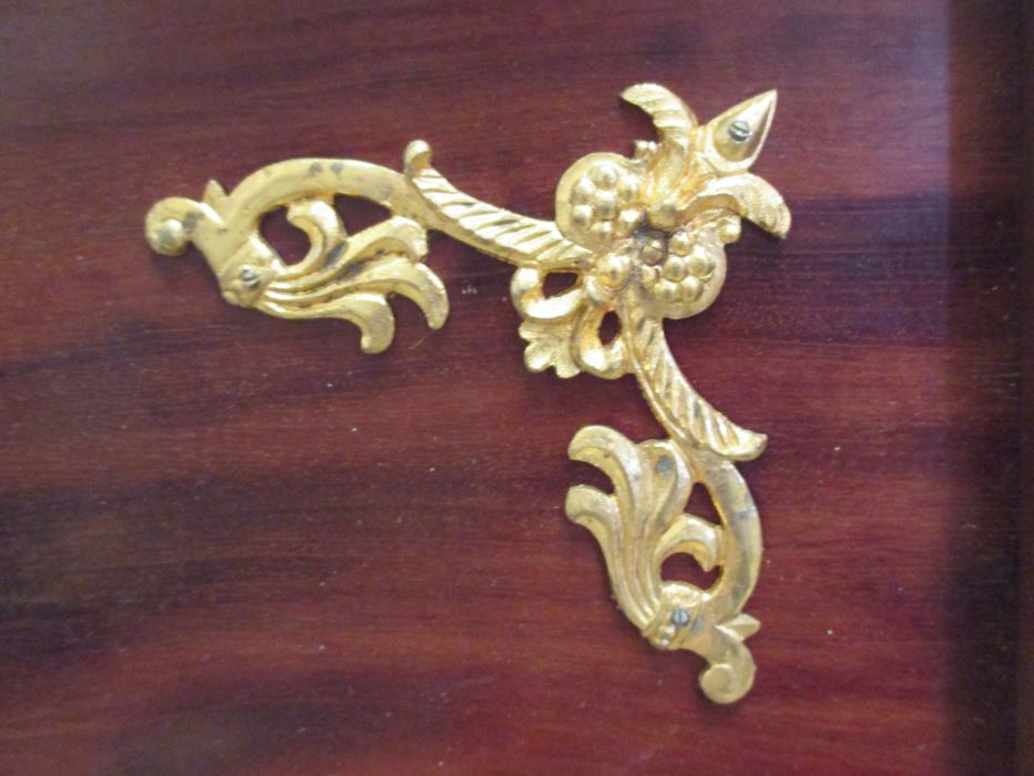 Acajou Library of Cuba Scd Empire decorated with 50 gilded bronzes