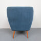 1950s armchair in grey and blue