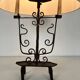 Wrought Iron Candelabrum with Six Lights, French Work, circa 1950