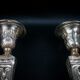 Pair of Neoclassical Victorian Silver Plated Candlesticks