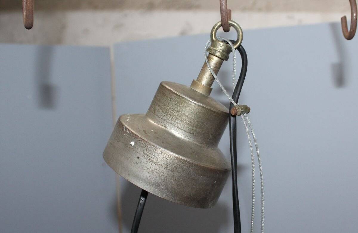 Black ceiling light by Sergio Mazza for Artemide, 1960s