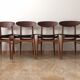4 Scandinavian chairs 1950