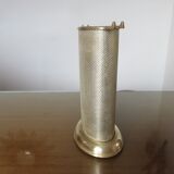 Servant, bronze modernist fireplace set