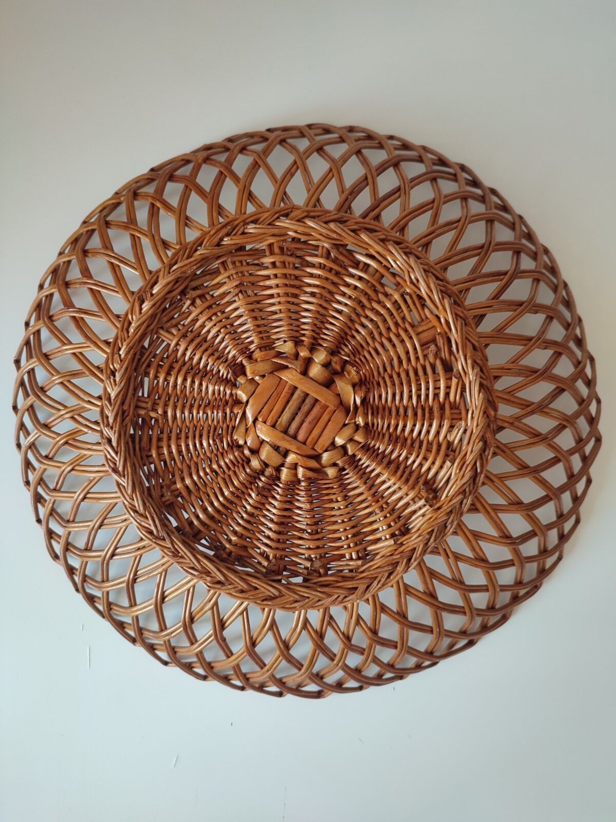 Wicker fruit basket