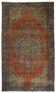 One-of-a-kind turkish handwoven vintage rug - rustic vintage charm 308x 174 cm