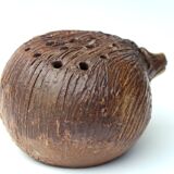 Ceramic hedgehog flower pick by Jacky Coville
