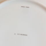 Duo of presentation plates Guy Degrenne in Limoges porcelain