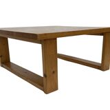 Vintage coffee table pinewood minimalist 1960s