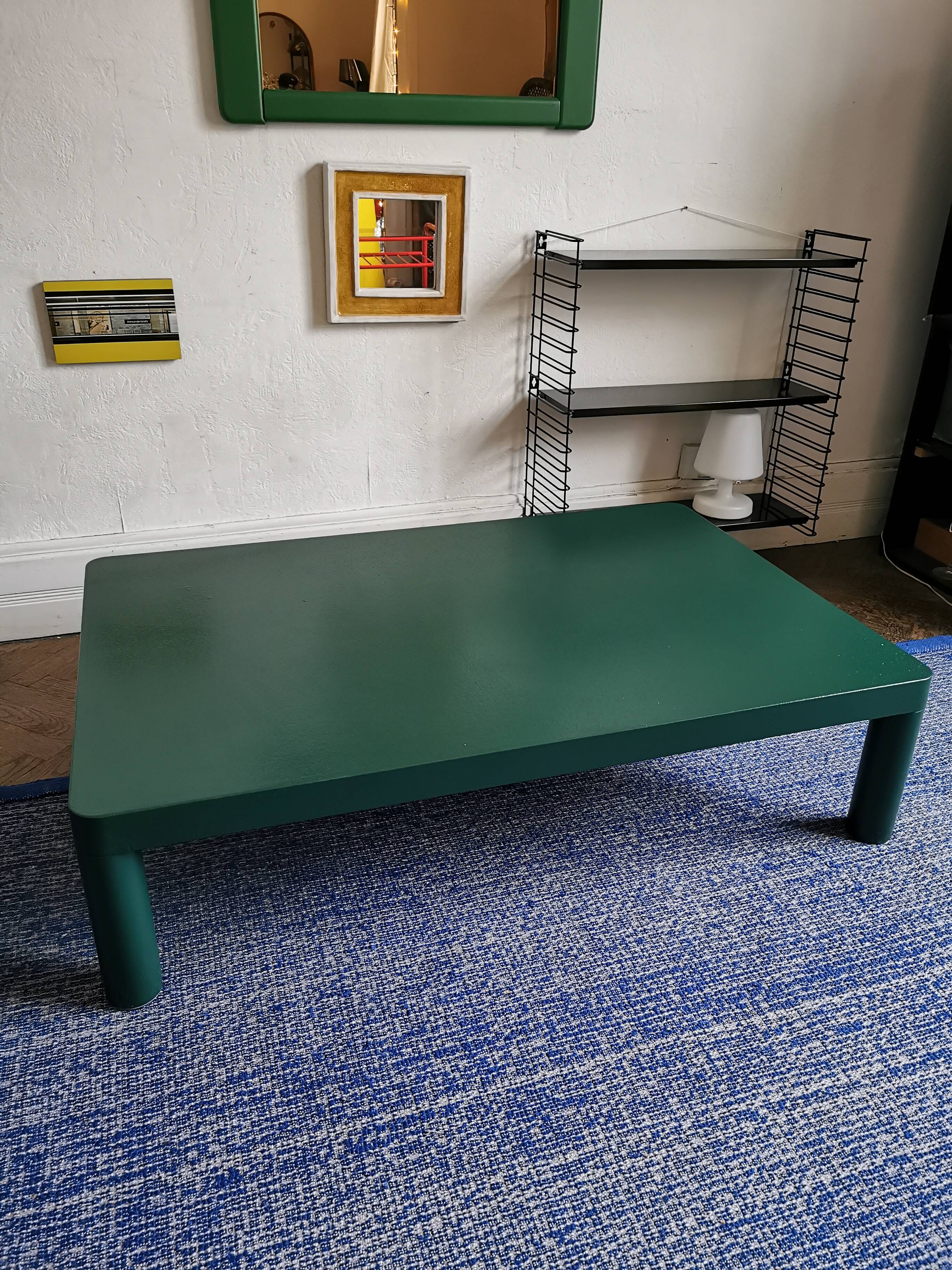 Large vintage kartell coffee table