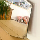 Art Deco beveled mirror  60x36cm