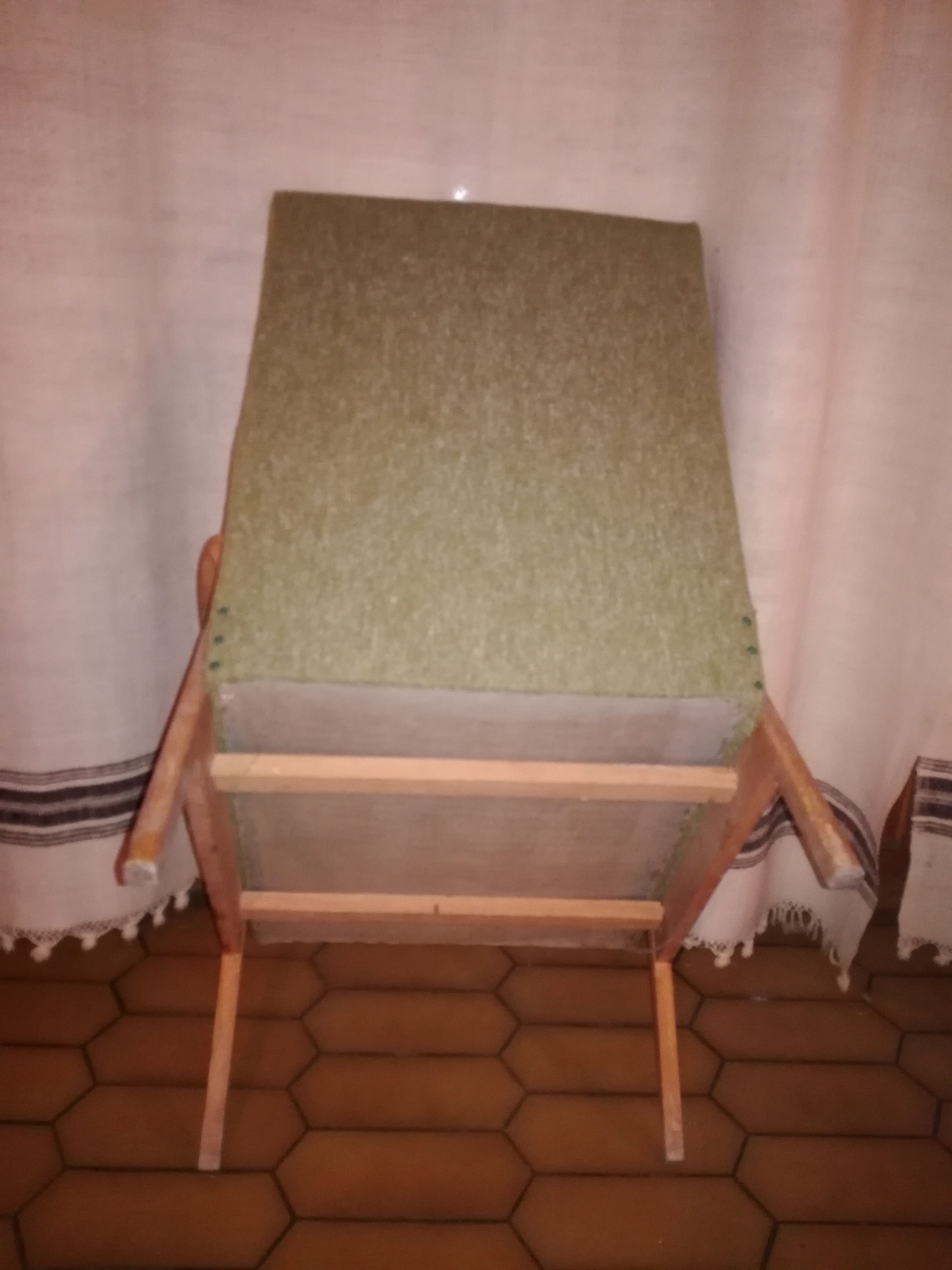 Armchair 50's scandinavian khaki