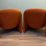 Pair of Alky armchairs by Giancarlo Piretti for Castelli