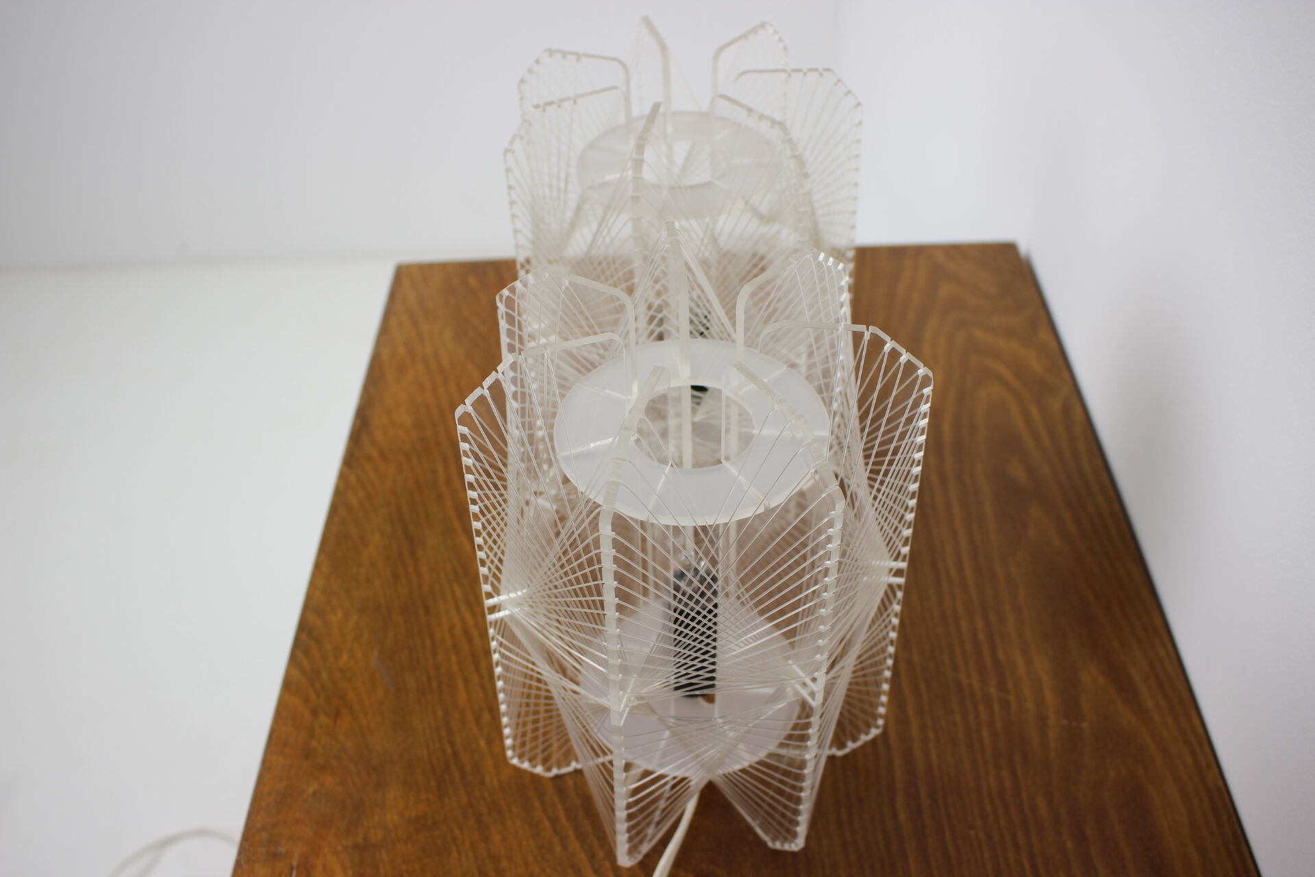 Paire de lampes de table en plastique, années 1960