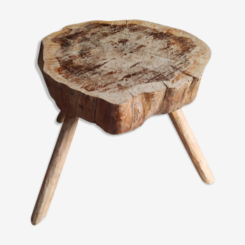 Rustic wood coffee table