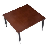 Vintage walnut coffee table model "T8" by Vico Magistretti for Azucena, Italy