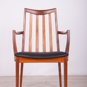 Mid Century Teak & Leather Dining Chairs by Leslie Dandy for G-Plan, 1960